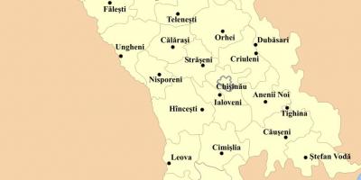 Mapa de cahul Moldàvia